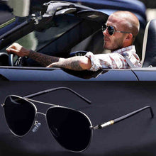 Load image into Gallery viewer, Aviation Metail Frame Quality Oversized Spring Leg Alloy Men Sunglasses