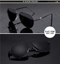 Load image into Gallery viewer, Aviation Metail Frame Quality Oversized Spring Leg Alloy Men Sunglasses
