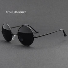 Load image into Gallery viewer, Round sunglasses metal sash