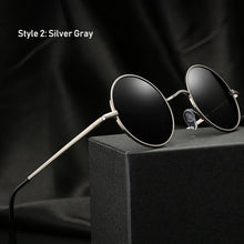 Load image into Gallery viewer, Round sunglasses metal sash