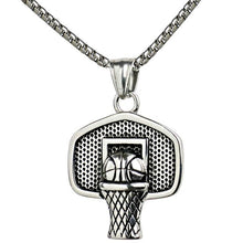 Load image into Gallery viewer, Basketball Box Pendant Sports Men's Necklace